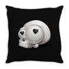 love skul Throw Pillow