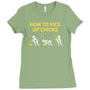 How To Pick Up Chicks Ladies Fitted T-Shirt