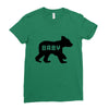 baby bear Ladies Fitted T-Shirt