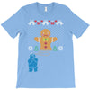 cookie monster gingerbread man ugly christmas sweater T-Shirt