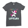 september born unicorns Ladies Fitted T-Shirt