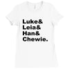 science fiction shirt funny shirt cool shirt (also available on crewne Ladies Fitted T-Shirt