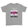 Reading Yoga Wine Balance Youth Tee