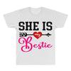 she is my bestie All Over Men's T-shirt