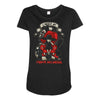lydia the strange Maternity Scoop Neck T-shirt
