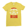 merc's gym training Ladies Fitted T-Shirt