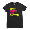 little boobed and tattoed Ladies Fitted T-Shirt