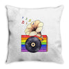 Ceremony of Love with Rainbow Colors Throw Pillow