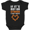 if it's not on strava it didn't happen Baby Bodysuit