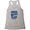 official t shirt mens you me at six sinners never sleep big all sizes Racerback Tank