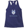alpha wolf Racerback Tank