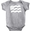 american flag sticker vinyl decal   usa stars united states country ca Baby Onesie