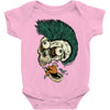 skull punk style Baby Onesie