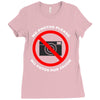 no photos please Ladies Fitted T-Shirt