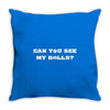 can you see my balls sports football basketball Throw Pillow