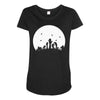 Zombies Maternity Scoop Neck T-shirt