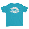 mustaching through snow Youth Tee