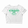 this is my st. patrick's day shirt Crop Top