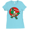 yoshi en ninja Ladies Fitted T-Shirt