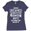 Perfect Freakin Wife Ladies Fitted T-Shirt