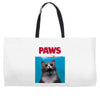 Jaws Parody Paws Weekender Totes