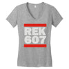 rek607 Women's V-Neck T-Shirt