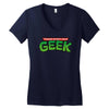 ninja geek Women's V-Neck T-Shirt