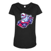 fossil fueled Maternity Scoop Neck T-shirt