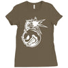 angry bomb Ladies Fitted T-Shirt