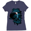 pirate (space)ship Ladies Fitted T-Shirt