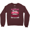 running mommy white Crewneck Sweatshirt