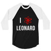 i heart leonard 3/4 Sleeve Shirt