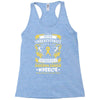 Never Underestimate the Strength of a Sarcoma Cancer Warrior Racerback Tank