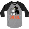 This Girl Loves Her Doxie 3/4 Sleeve Shirt