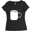 glass and coffee Women's Triblend Scoop T-shirt