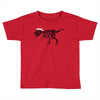 t rex skeleton santa claus Toddler T-shirt