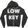 low key Zipper Hoodie