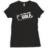 Eat Sleep Breath Golf Ladies Fitted T-Shirt