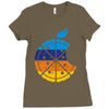 pizza! pizza! Ladies Fitted T-Shirt