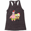 spongebob squarepants and patrick christmas Racerback Tank