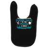 I Love Someone with Ovarian Cancer to The Moon and Back to Infinity Baby Bibs