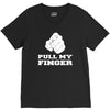 pull my finger V-Neck Tee