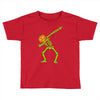 pumpkin skeleton dabbing Toddler T-shirt