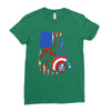 i'm the captain in the war Ladies Fitted T-Shirt