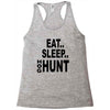 eat sleep hog hunt Racerback Tank