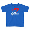 i love goldens Toddler T-shirt