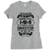 Super Cool Mimi Of A Freaking Awesome Daughter Ladies Fitted T-Shirt
