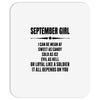 Super September Girl Mousepad