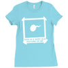 this is an old picture of me funny Ladies Fitted T-Shirt