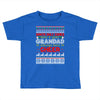 santa only comes once a year grandad is always here to cheer Toddler T-shirt